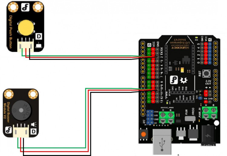 【Mind+】Arduino Uno入门 项目七 创意门铃图4