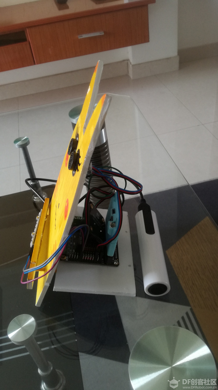 Analog超声波测距传感器+防近视手机支架图2