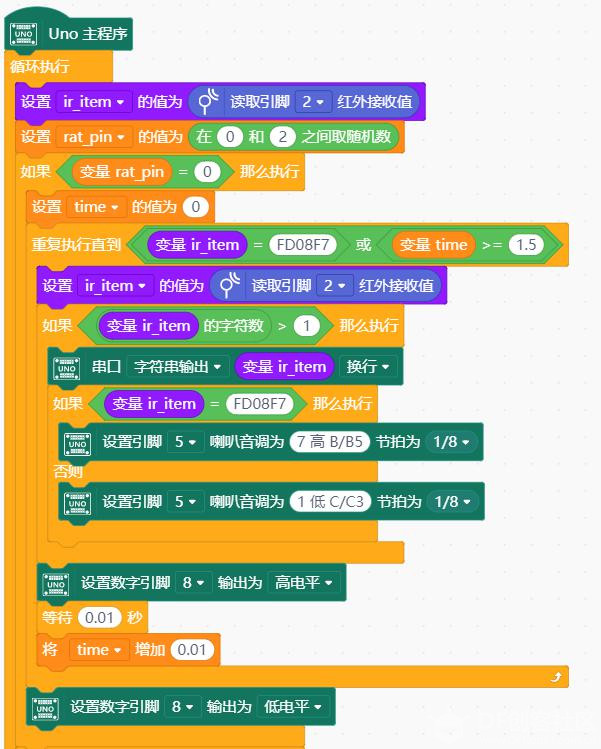 【Mind+】Arduino Uno入门 项目十四 打地鼠游戏图2