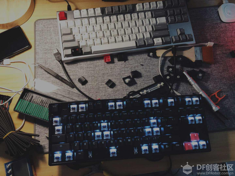 如何制作一个带指纹识别的机械键盘图1