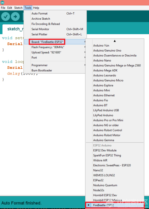 ESP-WROOM-32教程：使用Arduino IDE上传程序图3
