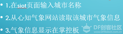 SIOT实例-掌控板上显示城市气象信息python图1