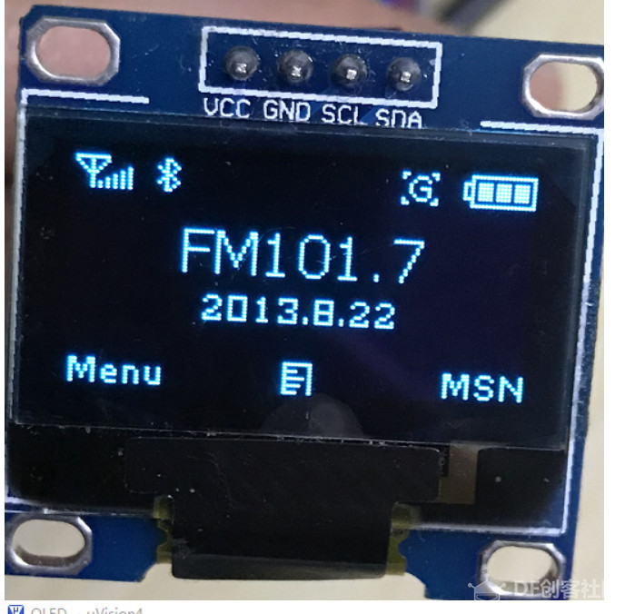 python控制esp8266的单片机并在oled上显示图案图2
