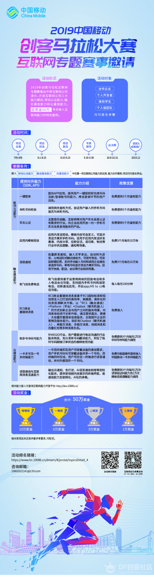 总奖金50万！2019中国移动创客马拉松大赛报名开启！图1