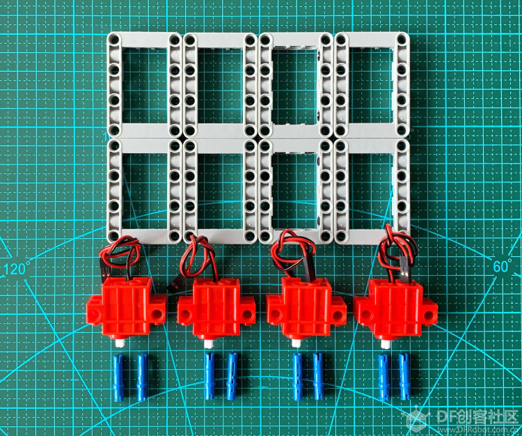 乐高积木遇见麦克纳姆轮——动手搭建一辆麦克纳姆轮小车图4