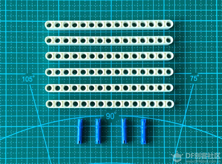 乐高积木遇见麦克纳姆轮——动手搭建一辆麦克纳姆轮小车图8