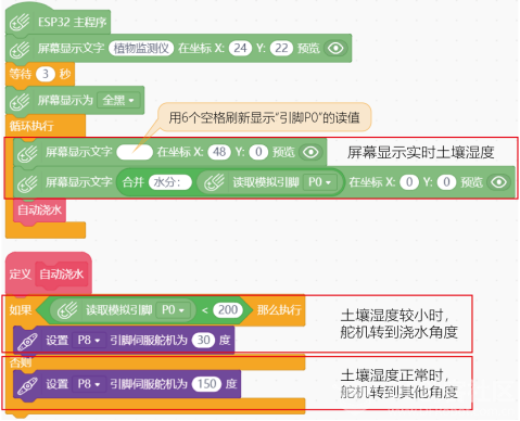 【Gravity】Mind+掌控板进阶教程-项目七 植物监测仪图10