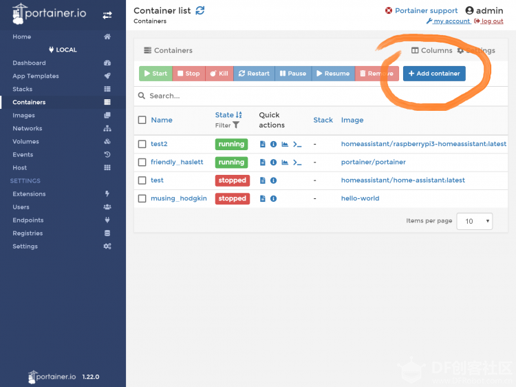 树莓派部署Docker及PORTAINER教程图11