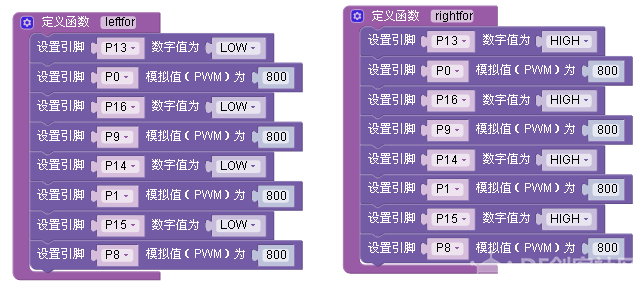 狄仁杰机甲|基于mPythonX的掌控板无线遥控模式图6