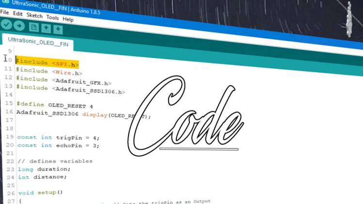 Arduino 小制作：超声波数显标尺图9