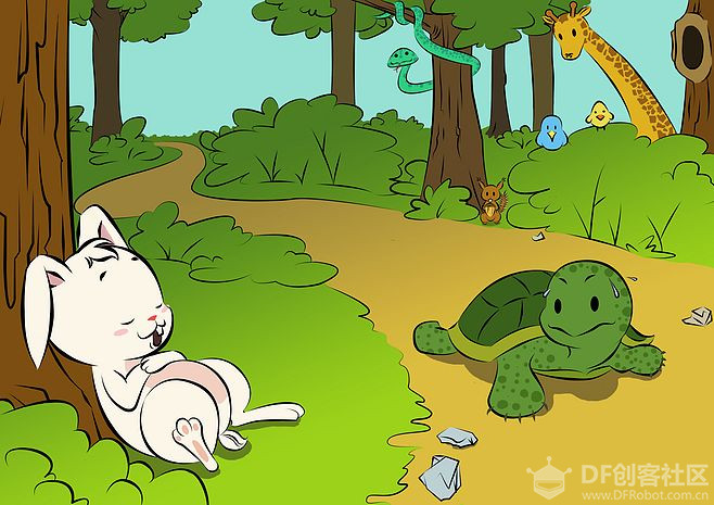《龟兔赛跑》----掌控板的应用图3