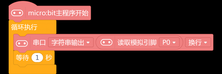 Mind+编程环境下Mico:bit传感器输入值的测定方法图11