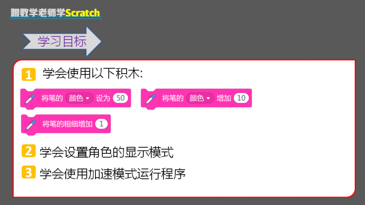 跟数学老师学Scratch | 09 画圆图2