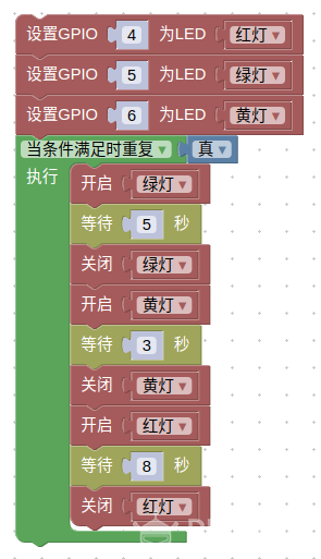 BlockPi界面介绍及LED灯控制教程图9