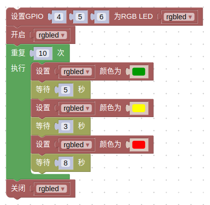 BlockPi界面介绍及LED灯控制教程图11