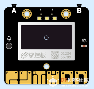 掌控板制作水平仪【三轴加速度传感器系列1】图4