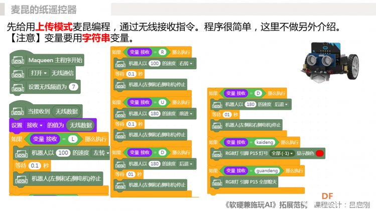 《软硬兼施玩AI》微课程拓展范例01麦昆的纸遥控器图3