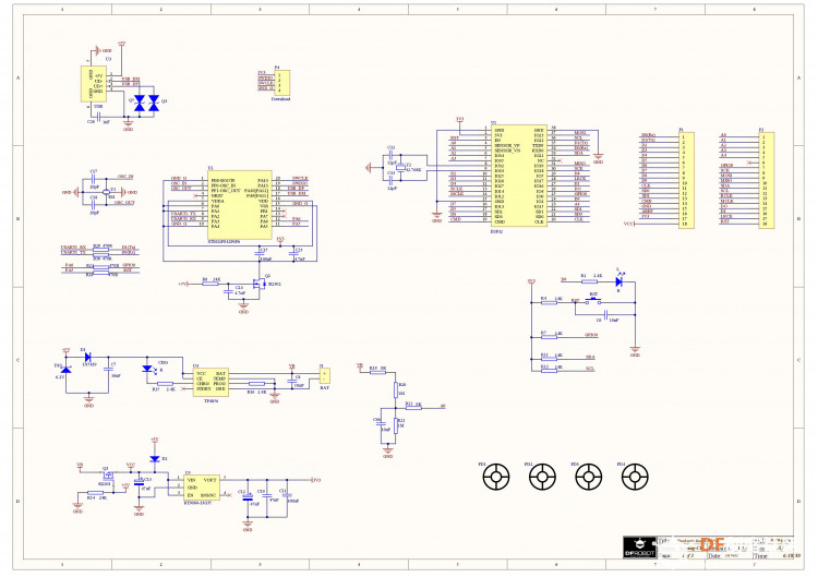 求大神们讲解一下FireBeetle Board-ESP32原理图图1