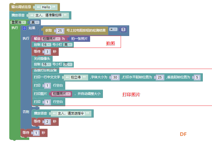 树莓派案例 &海盗船长号--拍立得&图2