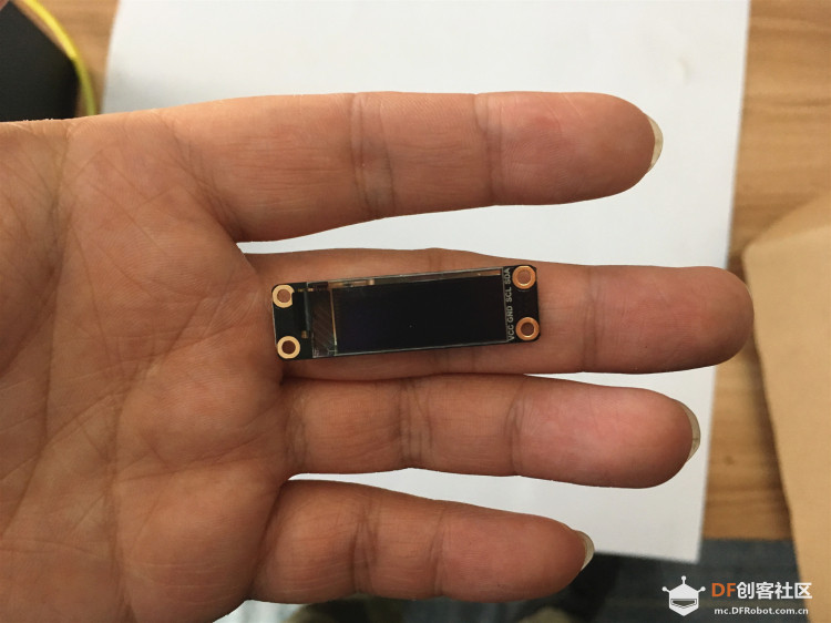 用0.91寸OLED显示屏做一个指环时钟图2