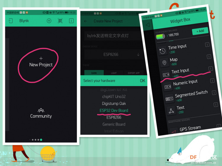 【mind+掌控blynk】-发送特定文字点亮RGB灯图2