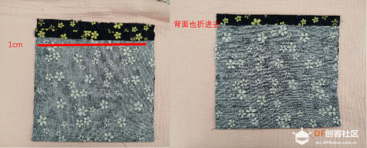 零基础DIY一个自己的个性口罩套，简单好看和实用。图3