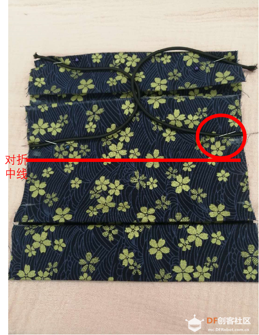 零基础DIY一个自己的个性口罩套，简单好看和实用。图12