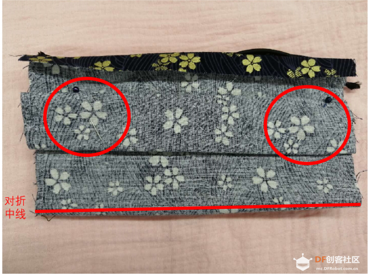 零基础DIY一个自己的个性口罩套，简单好看和实用。图14