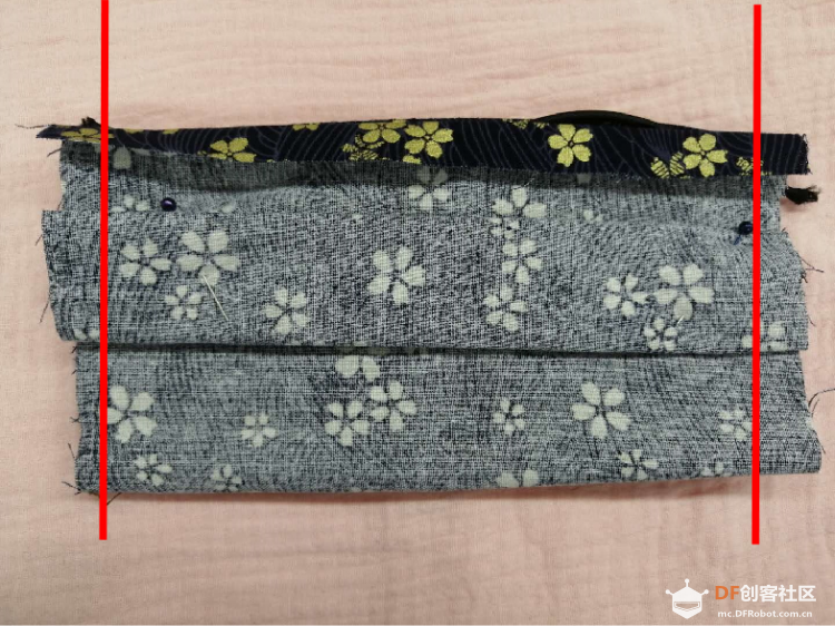 零基础DIY一个自己的个性口罩套，简单好看和实用。图15