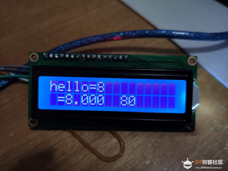 Arduino Uno R3 +LCD1602，计数器 出现的显示问题图1