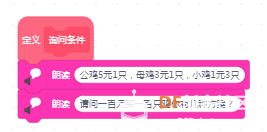 枚举法之百钱百鸡图2