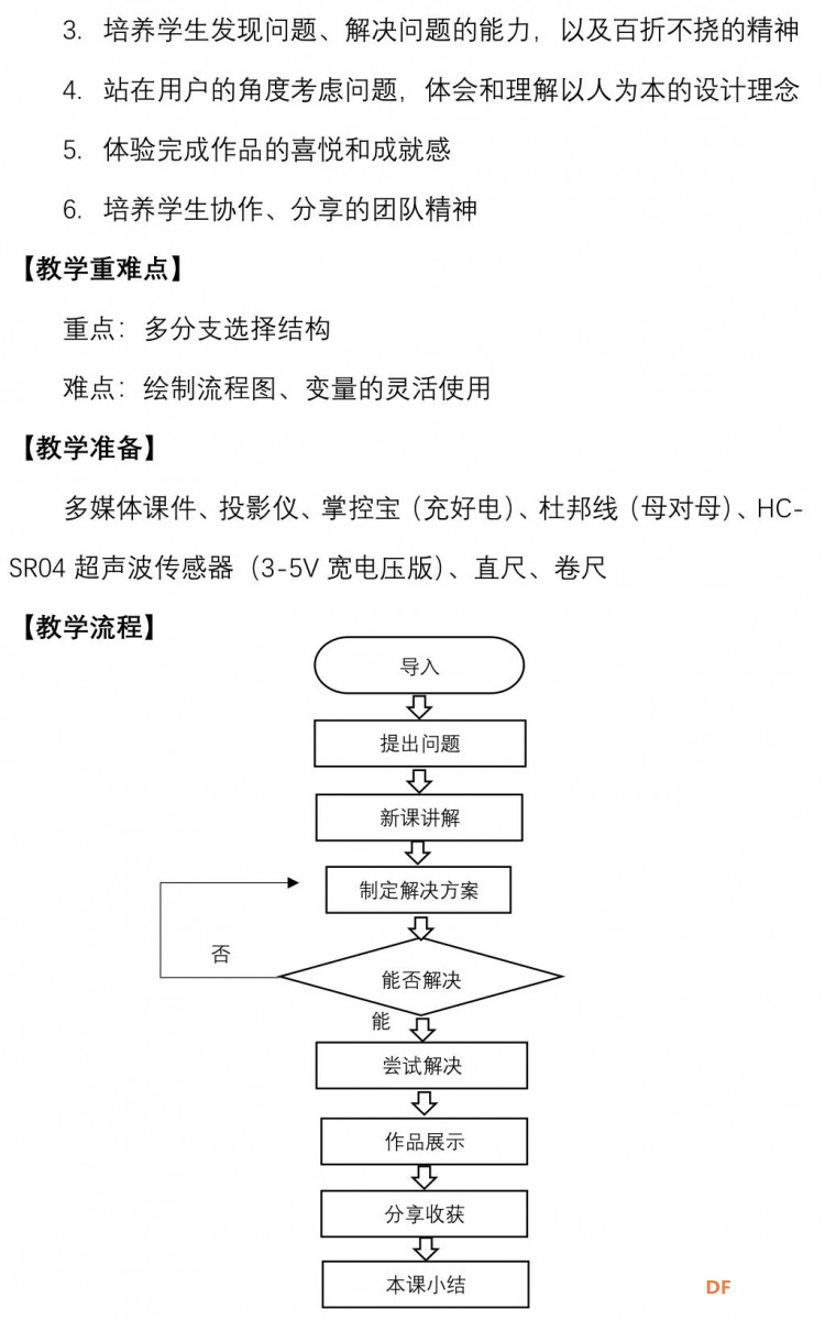 【教学设计】倒车雷达图4