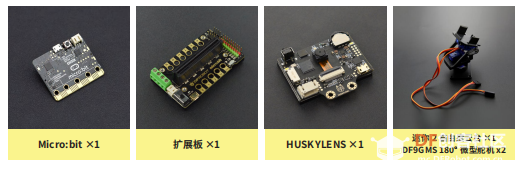 【HUSKYLENS二哈识图】micro:bit视觉识别入门 03 智能的追光图3