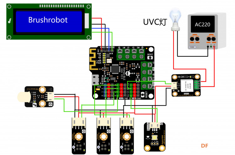 用Arduino制作一个杀菌牙刷架图9