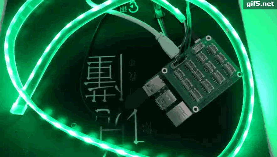 todo树莓派图形化-----绚丽的灯带图5