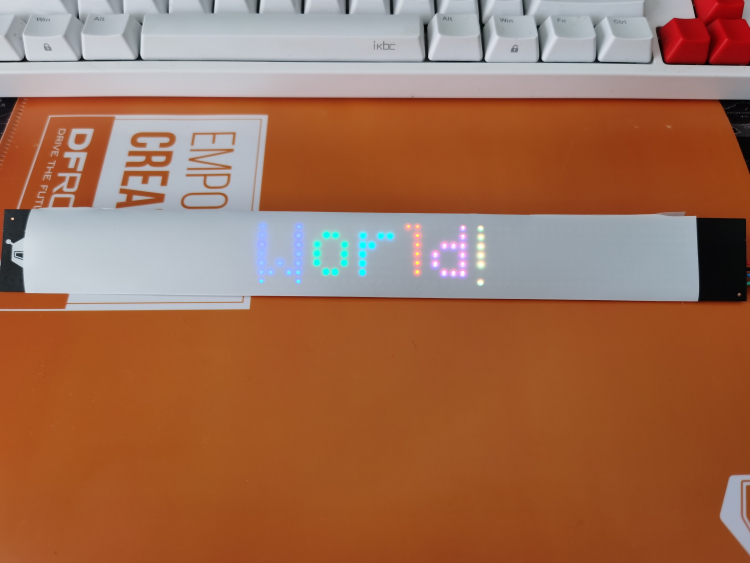 7x71 RGB柔性屏测试1:开箱试玩图3