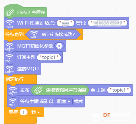 [求助]mind+上传模式下的microPython代码方式Easy IoT连接出错图1