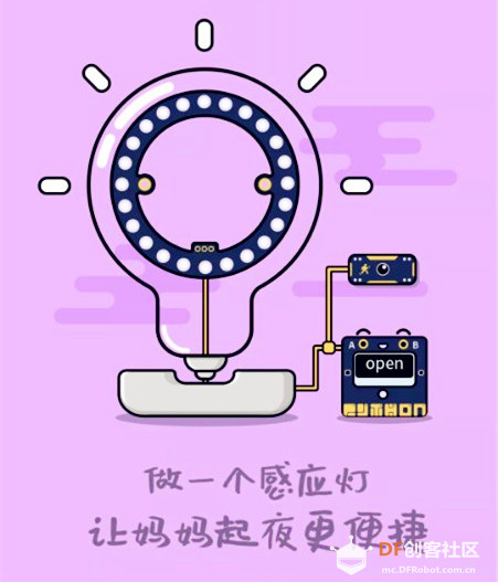 【mPython】掌控板感应灯图1