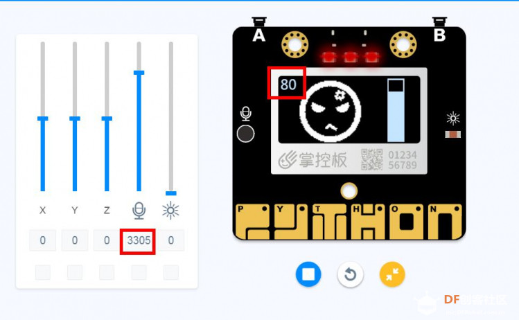 【仿真】掌控板噪声计图10