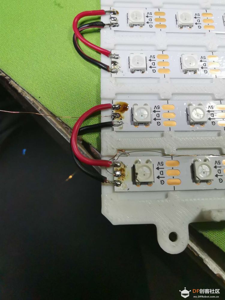 2812灯珠 arduino nano  DS1307  led时钟图7