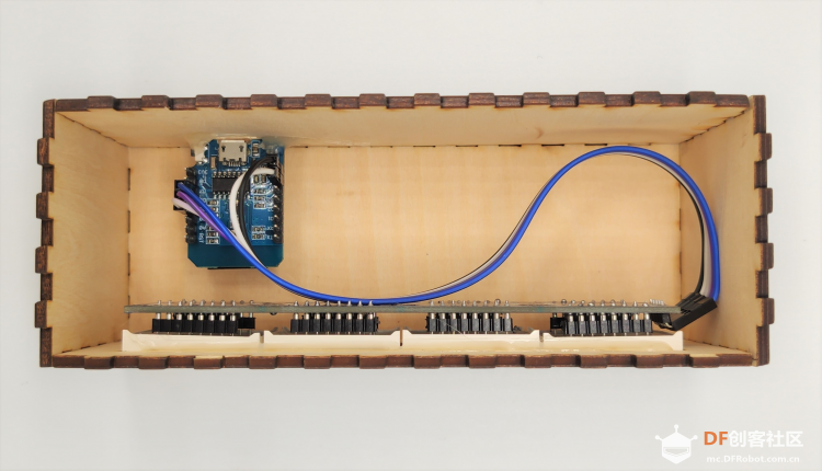 ESP8266物联网创意点阵时钟，女朋友看了都想要！图7