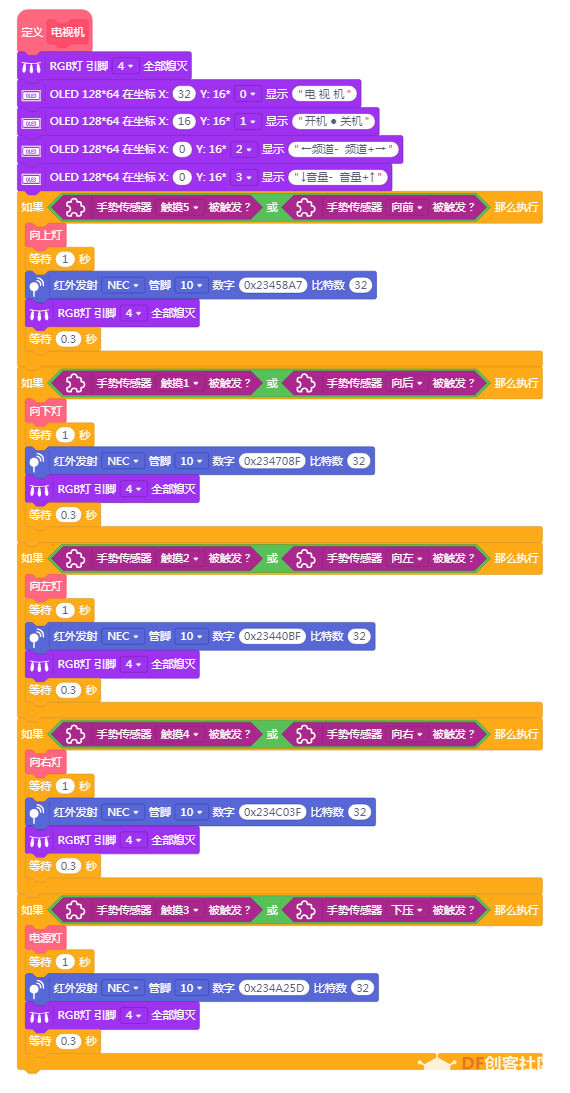 手势控制MP3播放器&万能遥控器图29