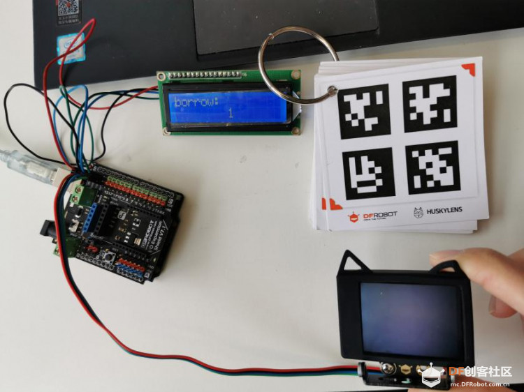 【HUSKYLENS】Arduino视觉识别入门教程—03借还书系统图22