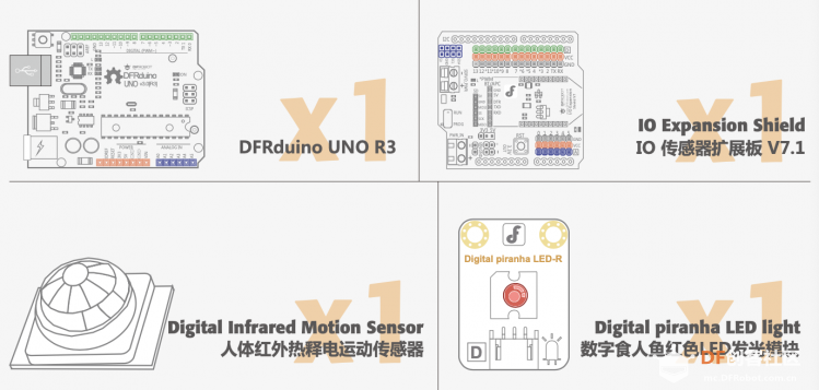 Arduino教程中级 项目二 感应灯图1