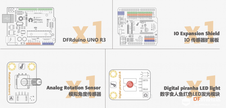 Arduino教程中级 项目六 灯光调节器图1