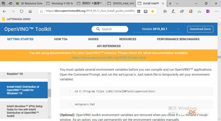 lattepanda安装及在CPU上测试应用笔记图3