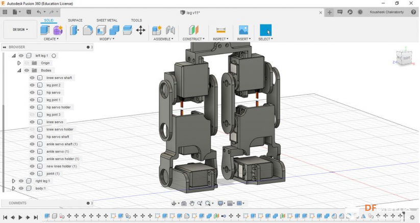Arduino两足机器人图9