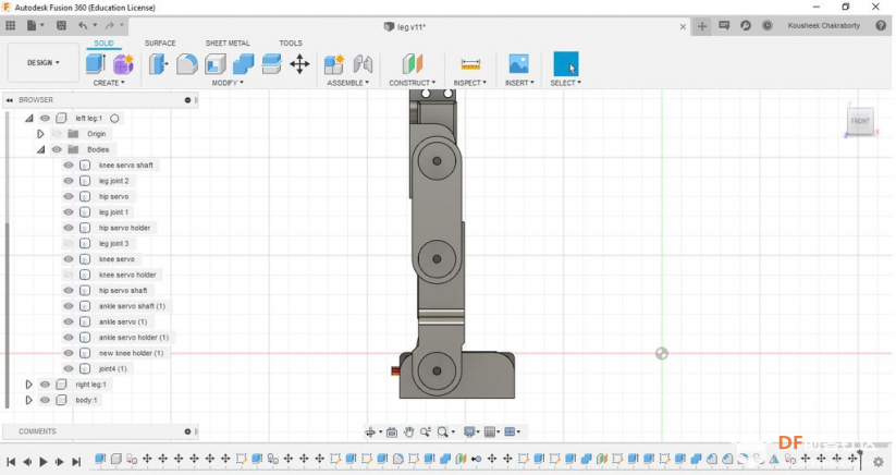 Arduino两足机器人图11