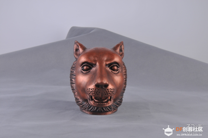 ３Ｄ打印的12生肖【虎首】的制作【全过程】图3
