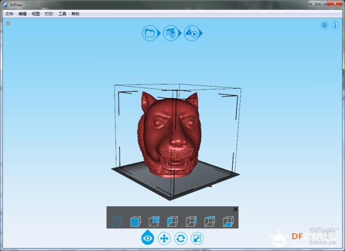 ３Ｄ打印的12生肖【虎首】的制作【全过程】图4